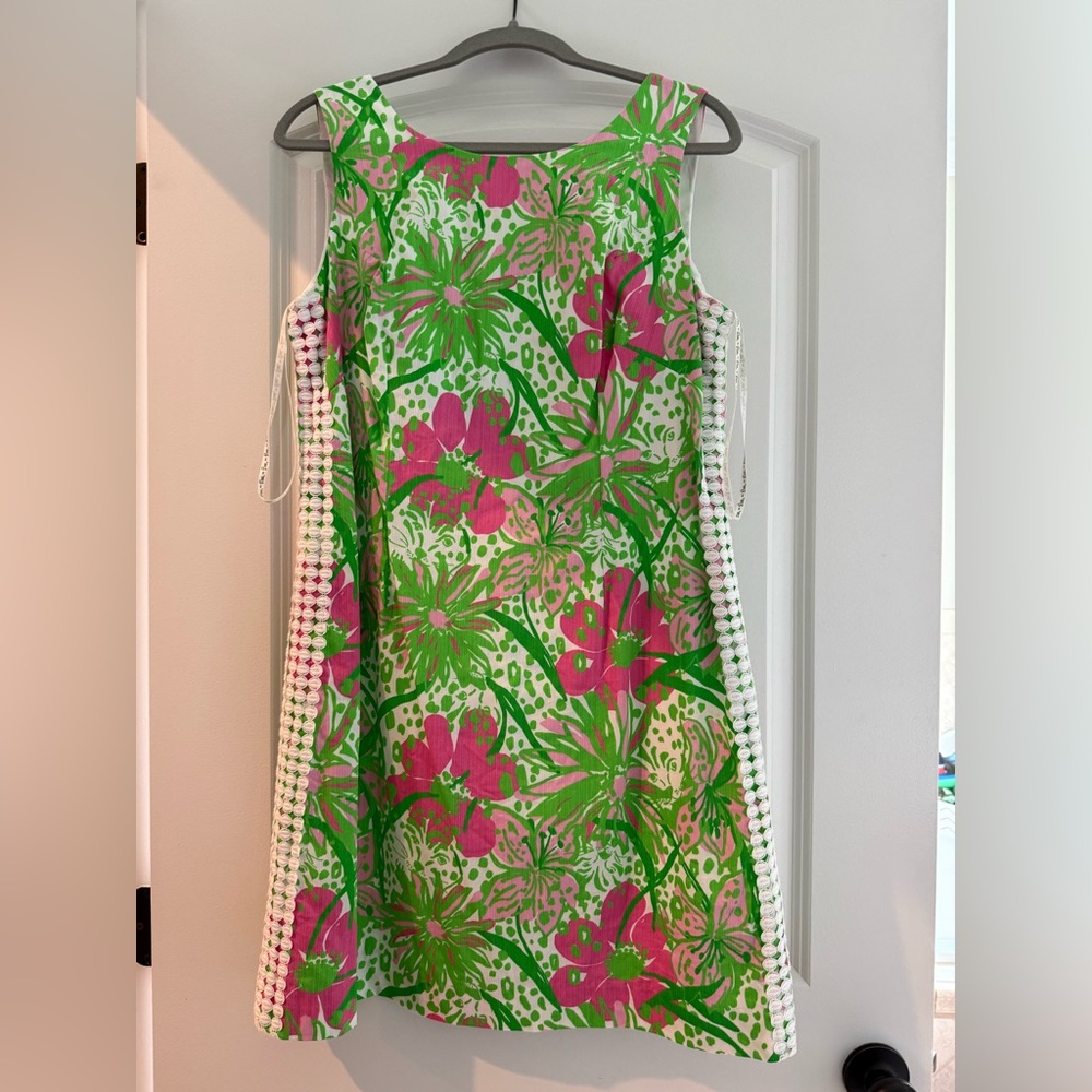 LILLY PULITZER | Hidden Tiger Mila Shift Dress Size 14 - Picture 3 of 5